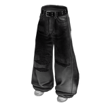 Gray Distressed Rockstar Denim Jeans