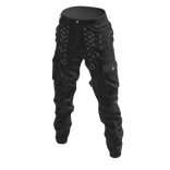 Gray evade goth cargo pants