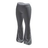 Gray Flared Leggings