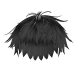 Gray Messy Fluffy Hair