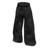 Gray Sigil Y2K Denim Jeans