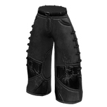 Gray Sigil Y2K Wide Denim