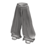 Gray Sweatpants & Sneakers