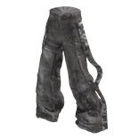 Gray Washed Baggy Strap Pants [PBR]