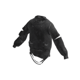 Gray Washed Distressed Oversized Sweatshirt [PBR]
