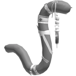 Gray White Medic Nurse Cat Tail