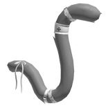 Gray White Ribbon Nurse Cat Tail