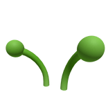 Green Alien Antennae