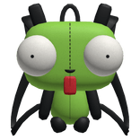 Green Alien GIR Scene Plush Backpack [1.0]