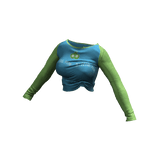 ʚ♡ɞ Green and Blue Longsleeve Graphic Tee