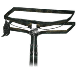 Green & Gold Esoteric Waist Wrap