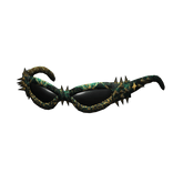 Green & Gold Spiked Punk Shades