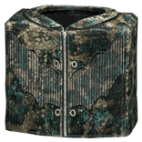 Green & Gold Vintage Fringe Vest