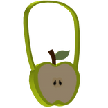 green apple mori kei heisei retro decora kawaii qt
