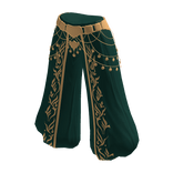 ♾️ Green Arabian dancer pants