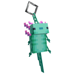 Green Axolotl Keychain