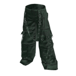 Green Baggy Cargo Jeans w/ Straps