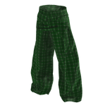 Green Baggy Plaid Pajama Sweatpants