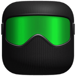 Green Balaclava Goggles