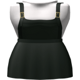 Green Basic Pinafore Dress