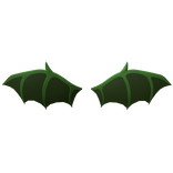 Green Bat Wings