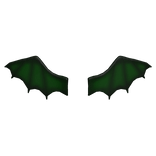 Green Bat Wings