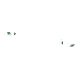 Green Beach Hibiscus Nails