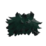 Green black highlihts Emo Scene Curly Messy Hair