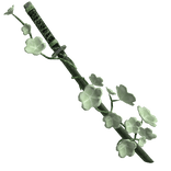 Green Blossom Flower Katana