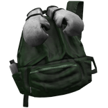 Green Boxing Glove Grunge Backpack 1.0