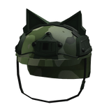 Green Camo Swat Helmet w/ Cat Ears