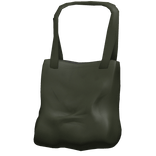 Green Canvas Grunge Tote Bag 1.0