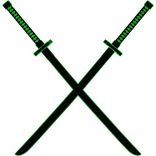 Green Cartoony Katana Swordpack
