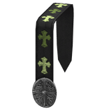 Green Chrome Shoulder Belt