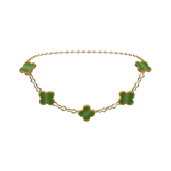 Green Clover Necklace