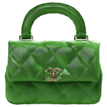 Green Courtore Quilted Mini Purse