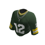 Green Cropped Sporty Jersey 