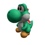 Green Cute Baby Yoshi Friend