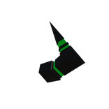 Green Cyber Oni Left Horn