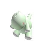 Green Dino Plushie 