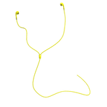 green earbuds headphones