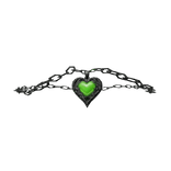 Green Emo Gothic Heart Locket 1.0