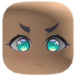 Green Eyes Blush Face 