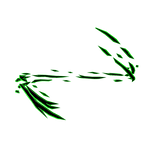 Green Flame Aura Bottom