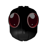 Green Fused Rider Head Eyes /w Head Outlines