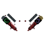 Green Fused Rider's Red Belt Addons