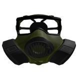 Green Gasmask M50 Tactical Gas Mask (Clear Lens)
