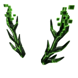 Green Glitched Antlers