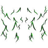 Green Glitched Spiky Aura Bottom