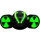 ☢︎ Green Glowing Emissive Respirator Breather 14.